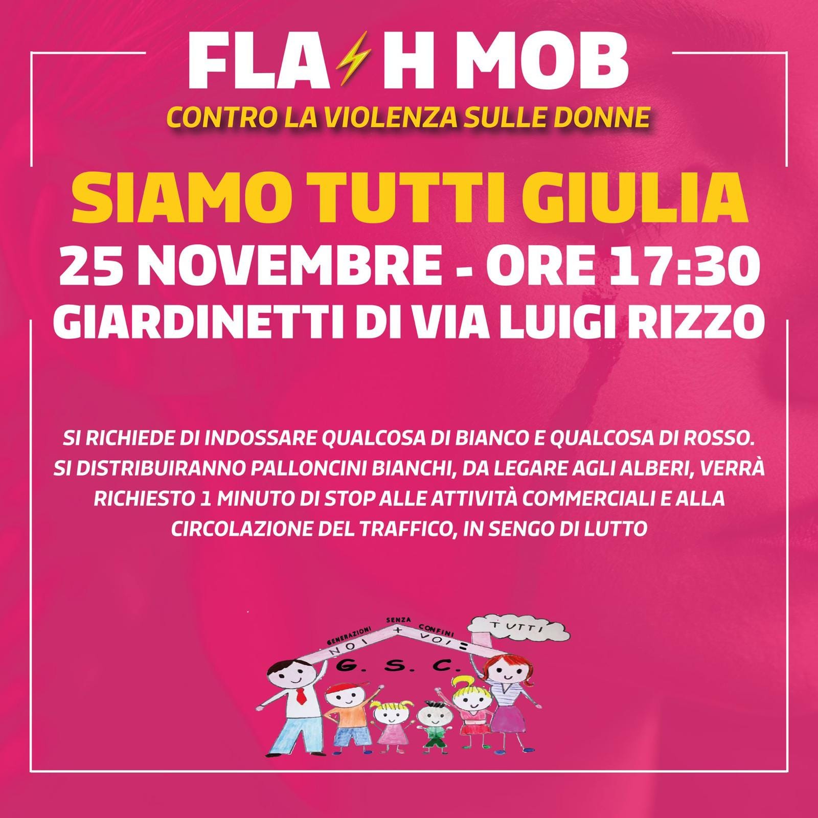FLASH MOB "SIAMO TUTTI GIULIA"
