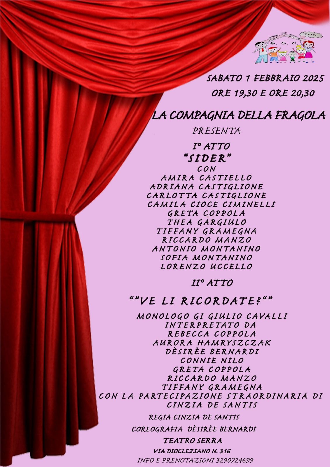 SPETTACOLO TEATRO SERRA